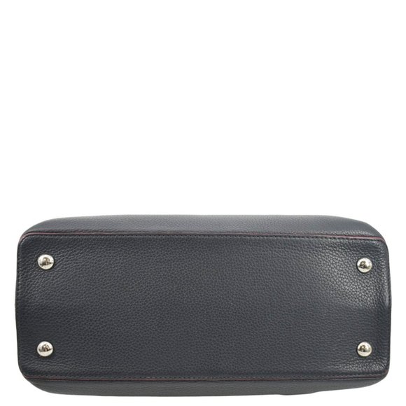 LOUIS VUITTON  Capucines Taurillon Leather Satchel Bag Black - Picture 7 of 12